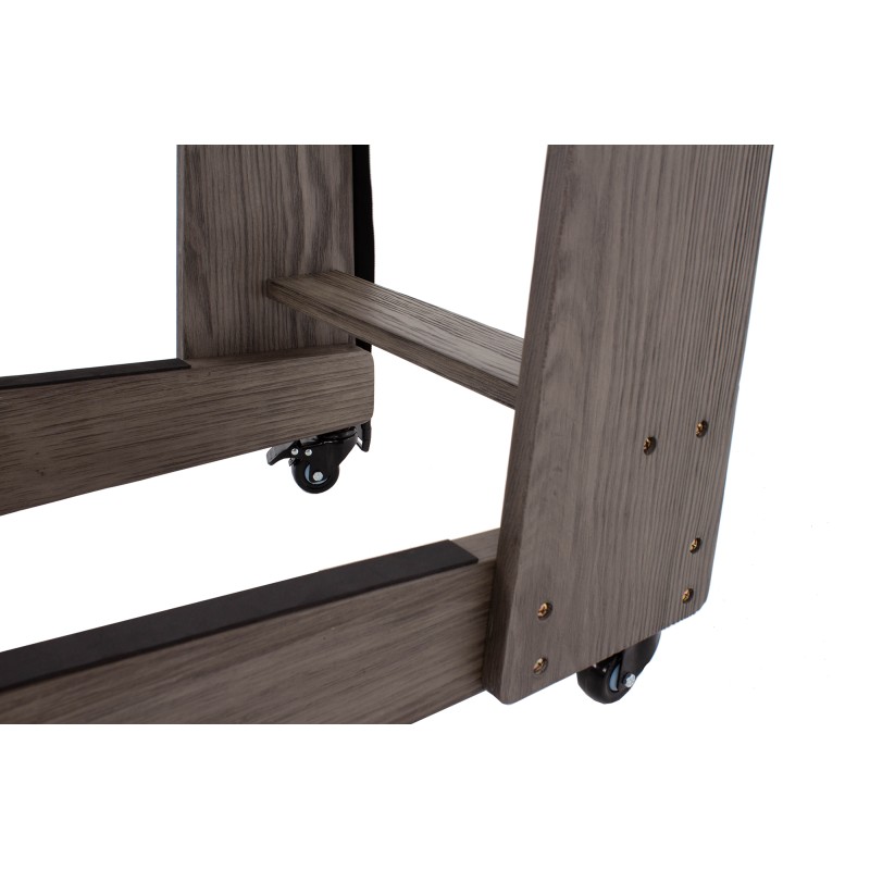 Caddy zum Transportieren von Abdeckplatten, grau gebeizt