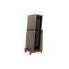 Caddy für Abdeckplatten, grau gebeizte Eiche Caddy für Abdeckplatten, grau gebeizte Eiche