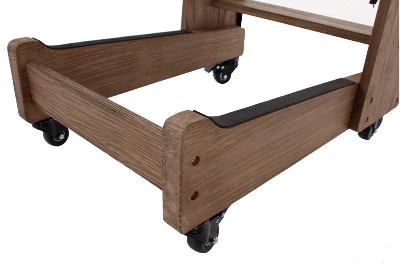 Caddy für Abdeckplatten, grau gebeizte Eiche