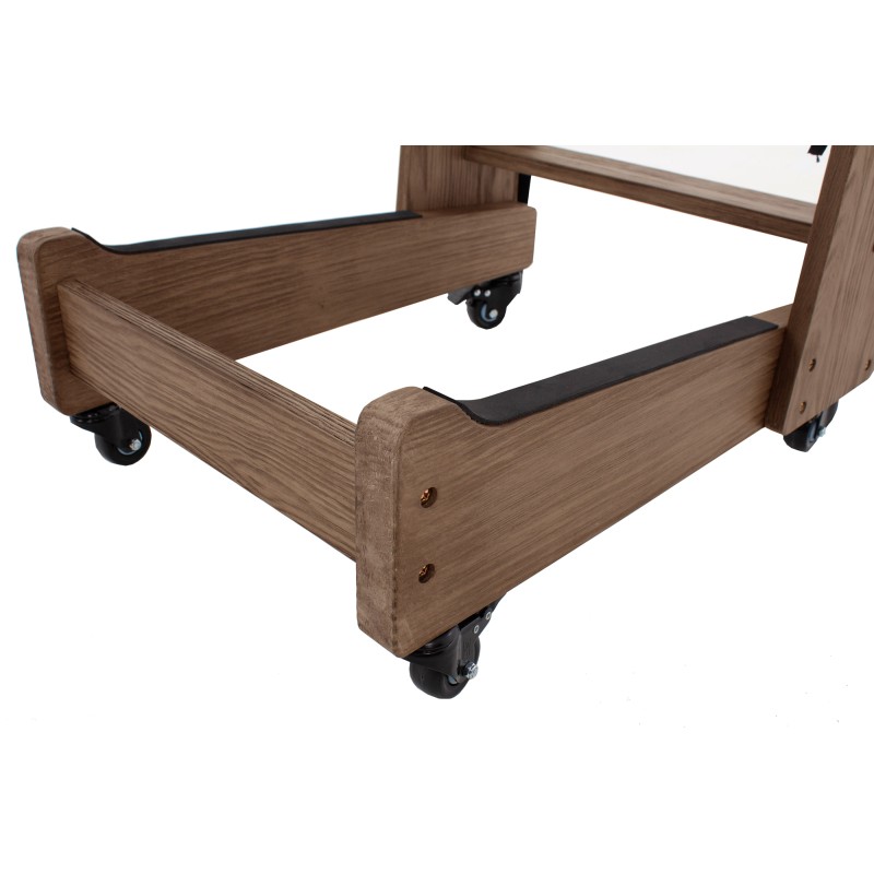 Caddy für Abdeckplatten, grau gebeizte Eiche Caddy für Abdeckplatten, grau gebeizte Eiche