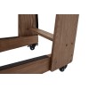 Caddy für Abdeckplatten, grau gebeizte Eiche Caddy für Abdeckplatten, grau gebeizte Eiche