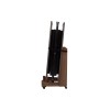 Caddy für Abdeckplatten, grau gebeizte Eiche Caddy für Abdeckplatten, grau gebeizte Eiche