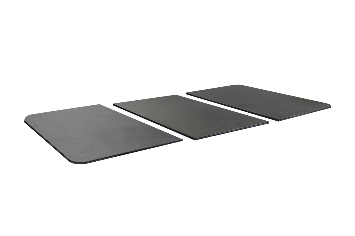 Abdeckplatte, 7 ft. (Fuß), Steindekor für schwarzen Cornilleau Hyphen Outdoor Billardtisch