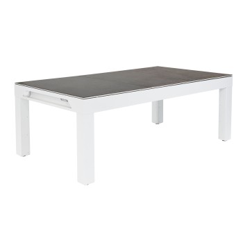 Abdeckplatte, 7 ft. (Fuß), Steindekor für weißen Cornilleau Classic Outdoor Billardtisch