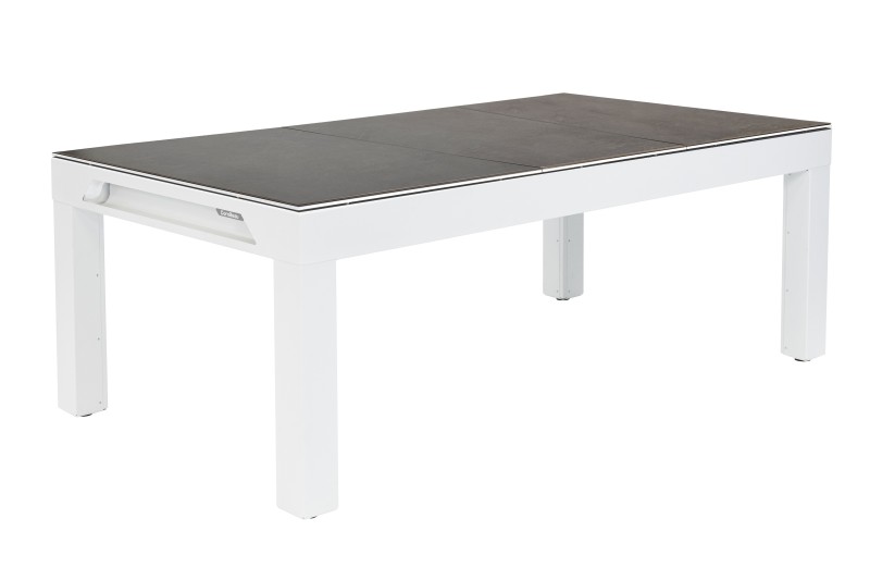 Abdeckplatte, 7 ft. (Fuß), Steindekor für weißen Cornilleau Classic Outdoor Billardtisch