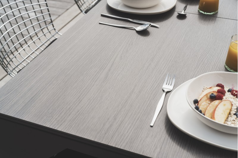 Abdeckplatte, 7 ft. (Fuß), Holzdekor für schwarzen Cornilleau Classic Outdoor Billardtisch