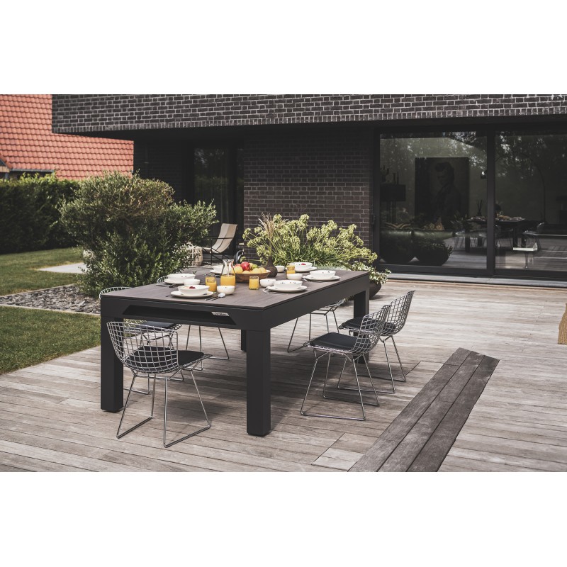 Abdeckplatte, 7 ft. (Fuß), Holzdekor für schwarzen Cornilleau Classic Outdoor Billardtisch Abdeckplatte, 7 ft. (Fuß), Holzdekor für schwarzen Cornilleau Classic Outdoor Billardtisch