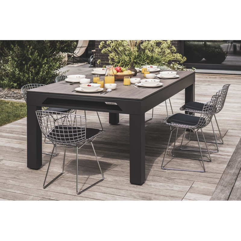Abdeckplatte, 7 ft. (Fuß), Holzdekor für schwarzen Cornilleau Classic Outdoor Billardtisch Abdeckplatte, 7 ft. (Fuß), Holzdekor für schwarzen Cornilleau Classic Outdoor Billardtisch