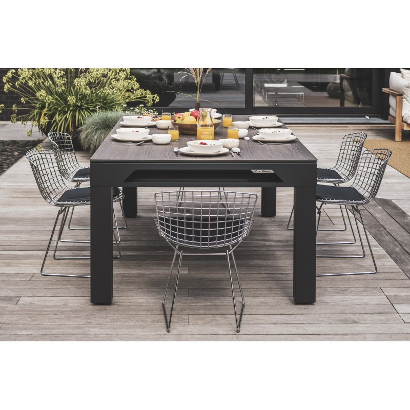 Abdeckplatte, 7 ft. (Fuß), Holzdekor für schwarzen Cornilleau Classic Outdoor Billardtisch Abdeckplatte, 7 ft. (Fuß), Holzdekor für schwarzen Cornilleau Classic Outdoor Billardtisch