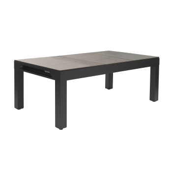 Abdeckplatte, 7 ft. (Fuß), Holzdekor für schwarzen Cornilleau Classic Outdoor Billardtisch