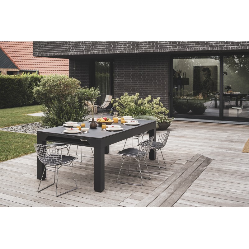 Abdeckplatte, 7 ft. (Fuß), Steindekor für schwarzen Cornilleau Classic Outdoor Billardtisch Abdeckplatte, 7 ft. (Fuß), Steindekor für schwarzen Cornilleau Classic Outdoor Billardtisch