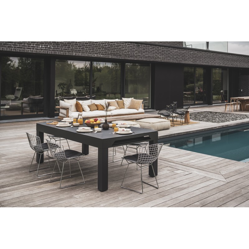 Abdeckplatte, 7 ft. (Fuß), Steindekor für schwarzen Cornilleau Classic Outdoor Billardtisch Abdeckplatte, 7 ft. (Fuß), Steindekor für schwarzen Cornilleau Classic Outdoor Billardtisch