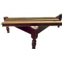 Beine, Billardtisch, 12', mahagoni, Snooker, gebraucht