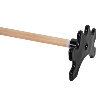 Billardqueue als Holzstiel mit Queuebrücke