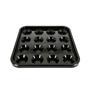 Balltablett, Pool, 57,2 mm, schwarz
