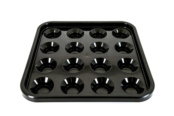 Balltablett, Pool, 57,2 mm, schwarz