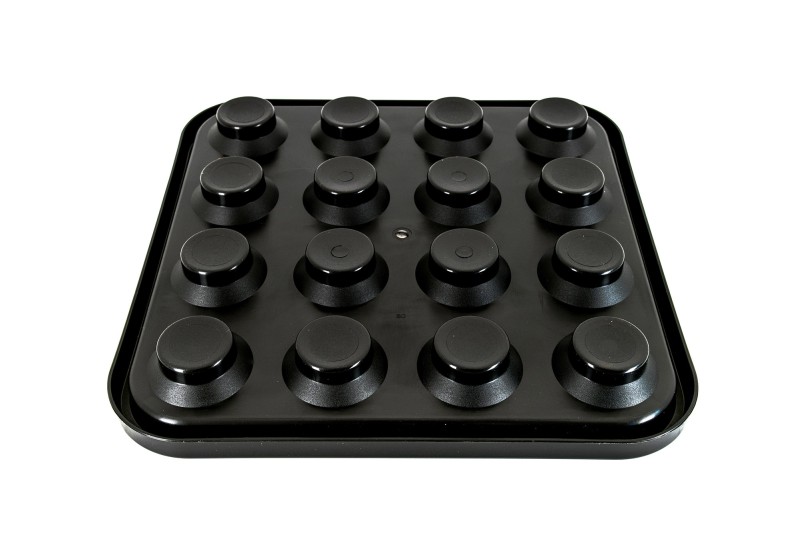 Balltablett, Pool, 57,2 mm, schwarz