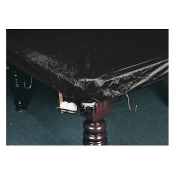 Tischabdeckung, 10 ft. (Fuß), schwarz, PVC, 3,2 m x 1,8 m