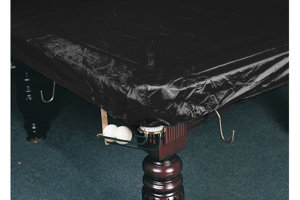 Tischabdeckung, 9 ft. (Fuß), schwarz, PVC, 3,0 m x 1,9 m