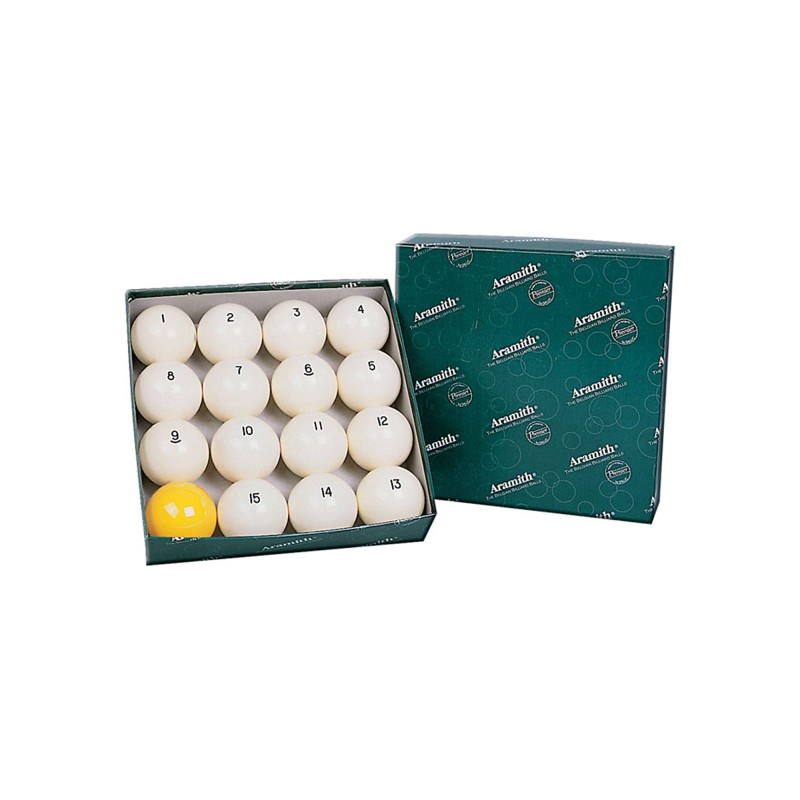 Billardkugelset, Pyramide, Aramith Premier, 68 mm Billardkugelset, Pyramide, Aramith Premier, 68 mm