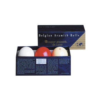Billardkugelset, Carambol, Aramith De Luxe, 61,5 mm