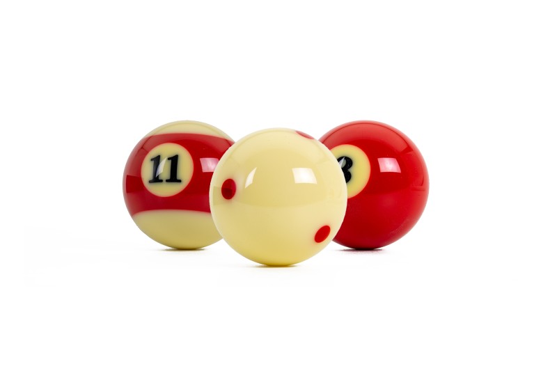 Billardkugelset, Pool, Super Aramith Pro TV, 57,2 mm