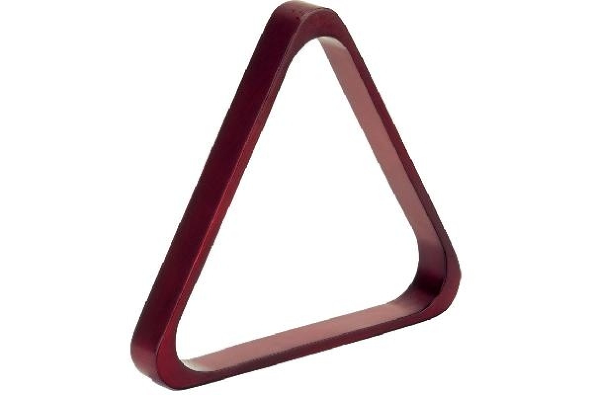 Dreieck, Pool, Straight Edge, Vollholz, mahagony, 57,2 mm