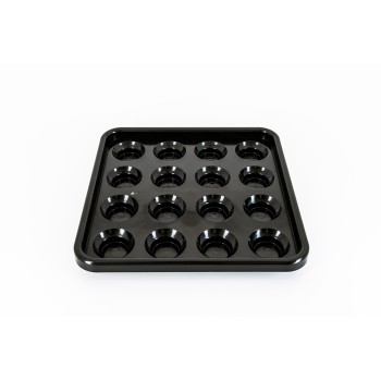 Balltablett, Pyramide, BTPy-1 für 68 mm Bälle, schwarz