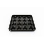 Balltablett, Pyramide, BTPy-1 für 68 mm Bälle, schwarz