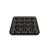 Balltablett, Pyramide, BTPy-1 für 68 mm Bälle, schwarz Balltablett, Pyramide, BTPy-1 für 68 mm Bälle, schwarz