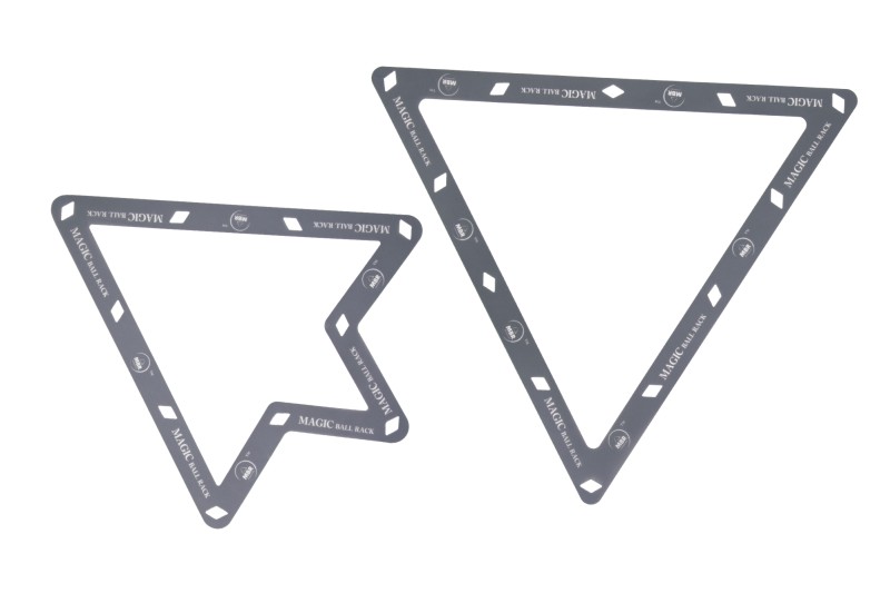 Aufbauhilfe, Pool, Original Magic Ball Rack Combo Set (8-/9-/10-Ball), zweiteilig