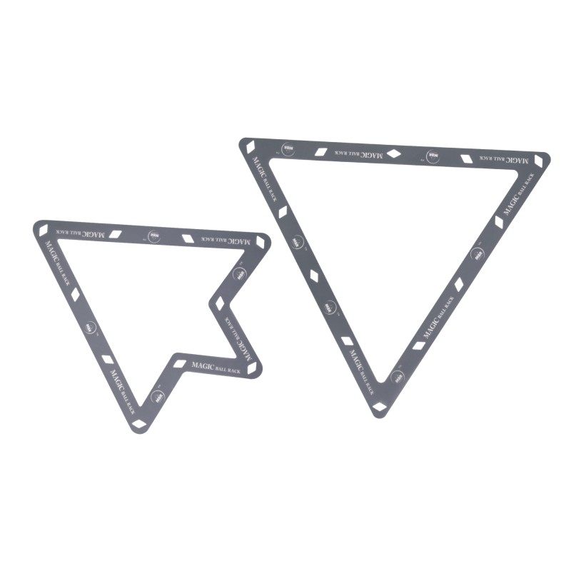 Aufbauhilfe, Pool, Original Magic Ball Rack Combo Set (8-/9-/10-Ball), zweiteilig