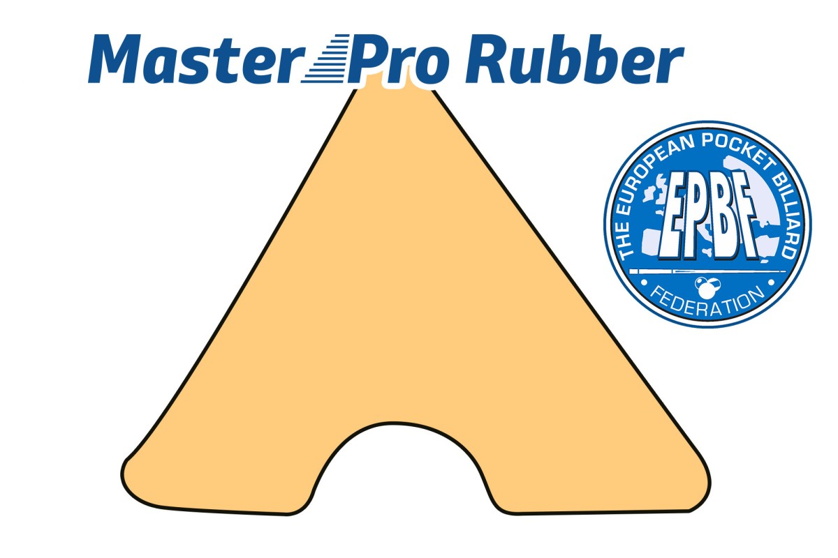Billard Bandengummi, Pool, Master Pro Rubber, K-55, 48 Zoll, für 9-Fuß-Tische, 6 Stück (Set)