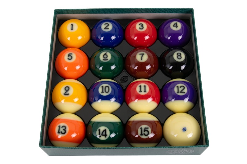 Billardkugelset, Pool, Aramith Premium, 57,2 mm