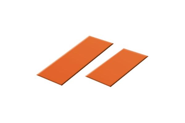 Banden-Facings, hart, 3 mm, 12 Stück