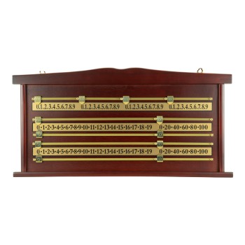 Snooker-Zähltafel, mahagoni
