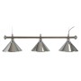 Billardlampe, Elegance, silber, 3 Schirme, Ø 35 cm, 150 cm