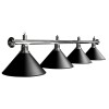 Billardlampe, Blacklight, schwarz, 4 Schirme, Ø 35 cm, 180 cm Billardlampe, Blacklight, schwarz, 4 Schirme, Ø 35 cm, 180 cm
