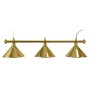 Billardlampe, Elegance, messing, 3 Schirme, Ø 35 cm, 150 cm