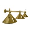 Billardlampe, Elegance, messing, 3 Schirme, Ø 35 cm, 150 cm Billardlampe, Elegance, messing, 3 Schirme, Ø 35 cm, 150 cm