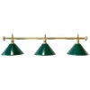 Billardlampe, Evergreen, grün, 3 Schirme, Ø 35 cm, 150 cm