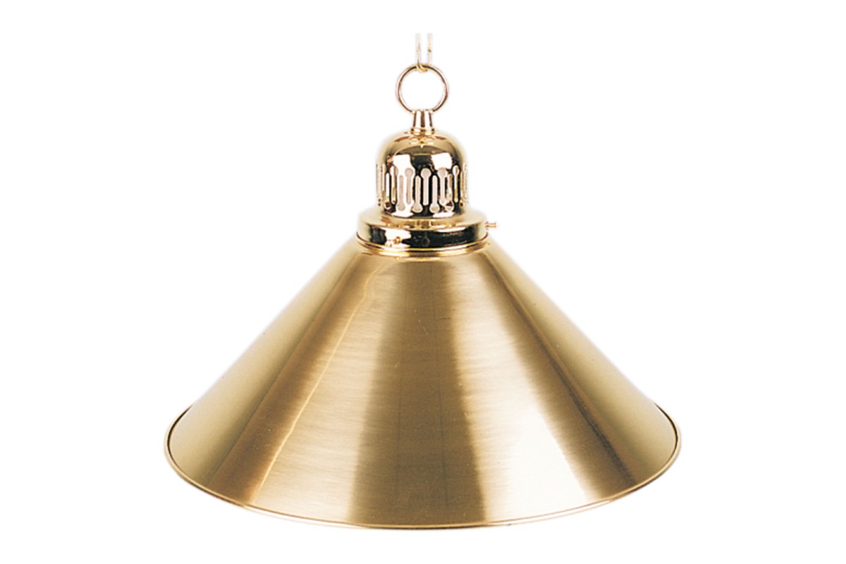 Billardlampe, Standard, messing, Ø 35 cm