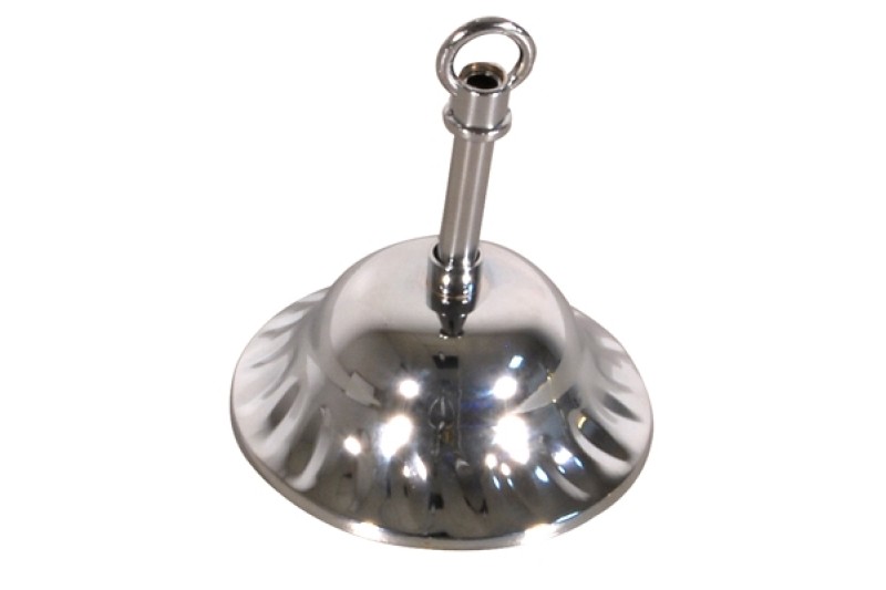 Billardlampe, Memory, weiß-braun, 3 Schirme, Ø 44 cm, 122 cm