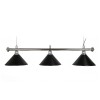 Billardlampe, Blacklight, schwarz, 3 Schirme, Ø 35 cm, 150 cm