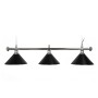 Billardlampe, Blacklight, schwarz, 3 Schirme, Ø 35 cm, 150 cm