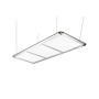 Billardlampe, LED Flat, silber, 195 x 70 x 6,5 cm