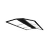 Billardlampe, Curved LED, schwarz, 185 x 85 x 4,5 cm