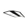 Billardlampe, Curved LED, schwarz, 185 x 85 x 4,5 cm