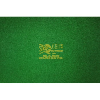 Billard-Tuch, Snooker Strachan 6811 Tournament 30 oz., 193 cm