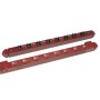 Queue-Wandhalter, Roman, 45 cm, für 8 Billardqueues, mahagoni